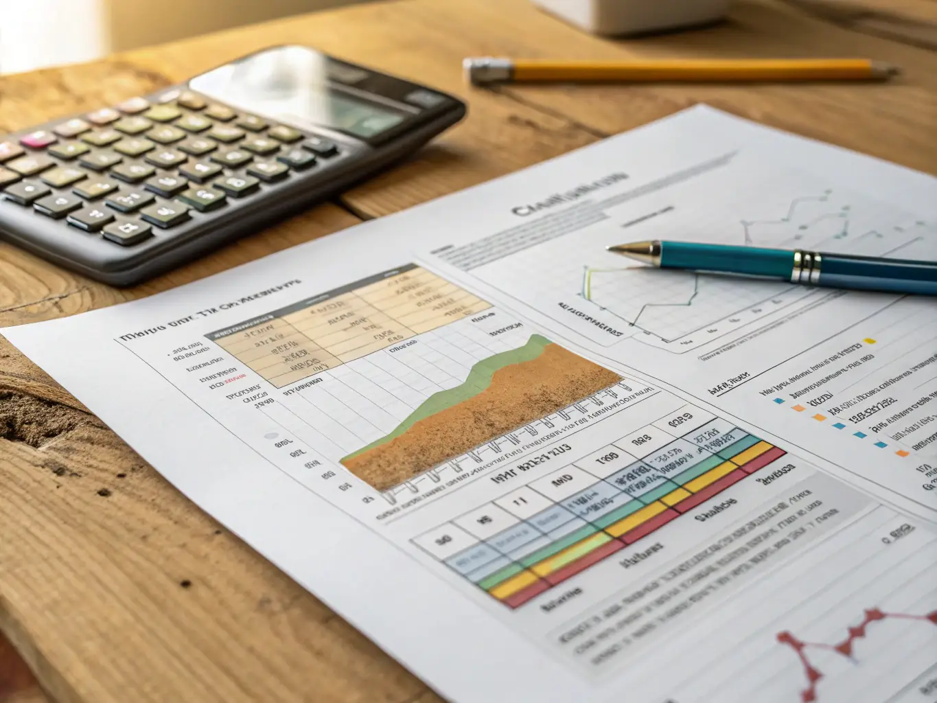 A detailed structural analysis report being reviewed by an engineer, highlighting key findings and recommendations for structural improvements.